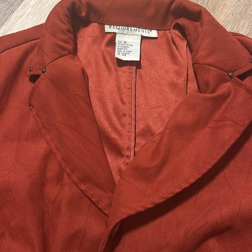 Requirements Women's Rust Blazer - Picture 3 of 7